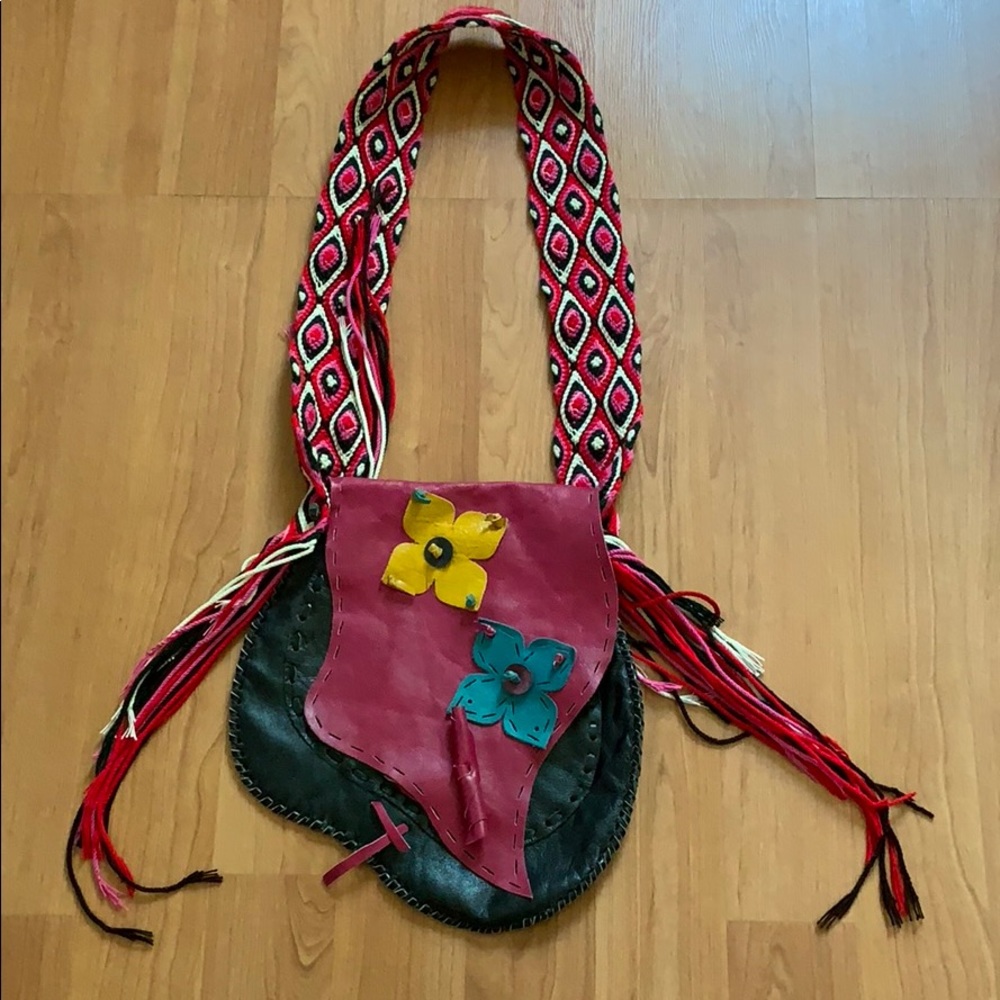 🛍 Beautiful Leather Bag 🌸🌼🌺